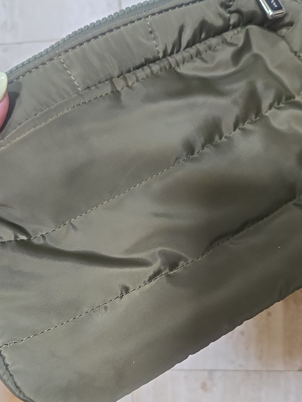 Marc New York Army Green Puffer Crossbody Bag - Picture 7 of 11